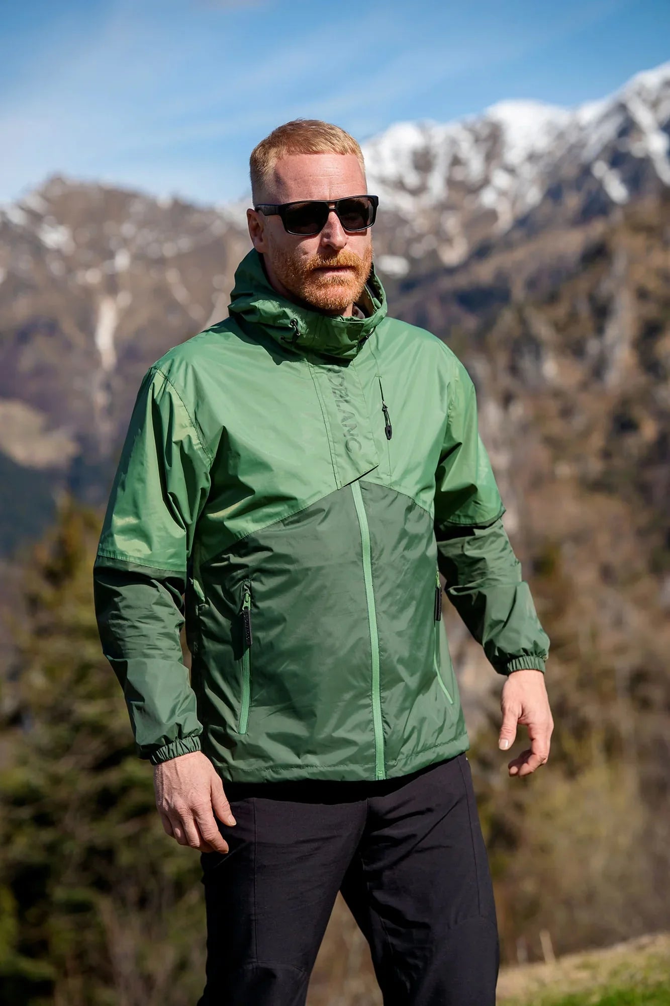 Jachetă impermeabilă pentru bărbați - PIONEER verde-5