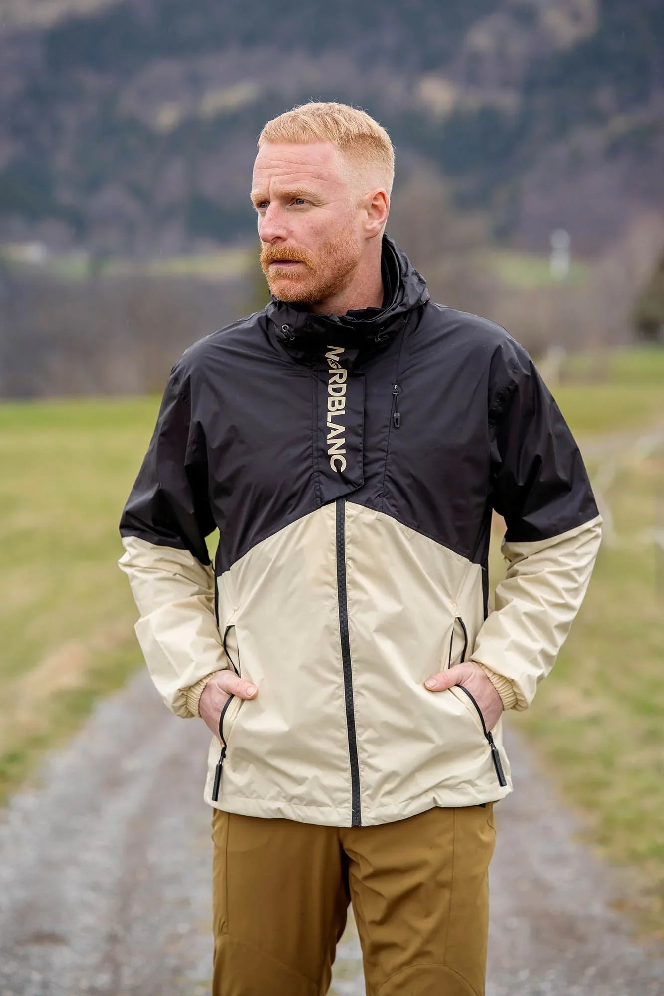 Waterproof jacket men's - PIONEER beige-5