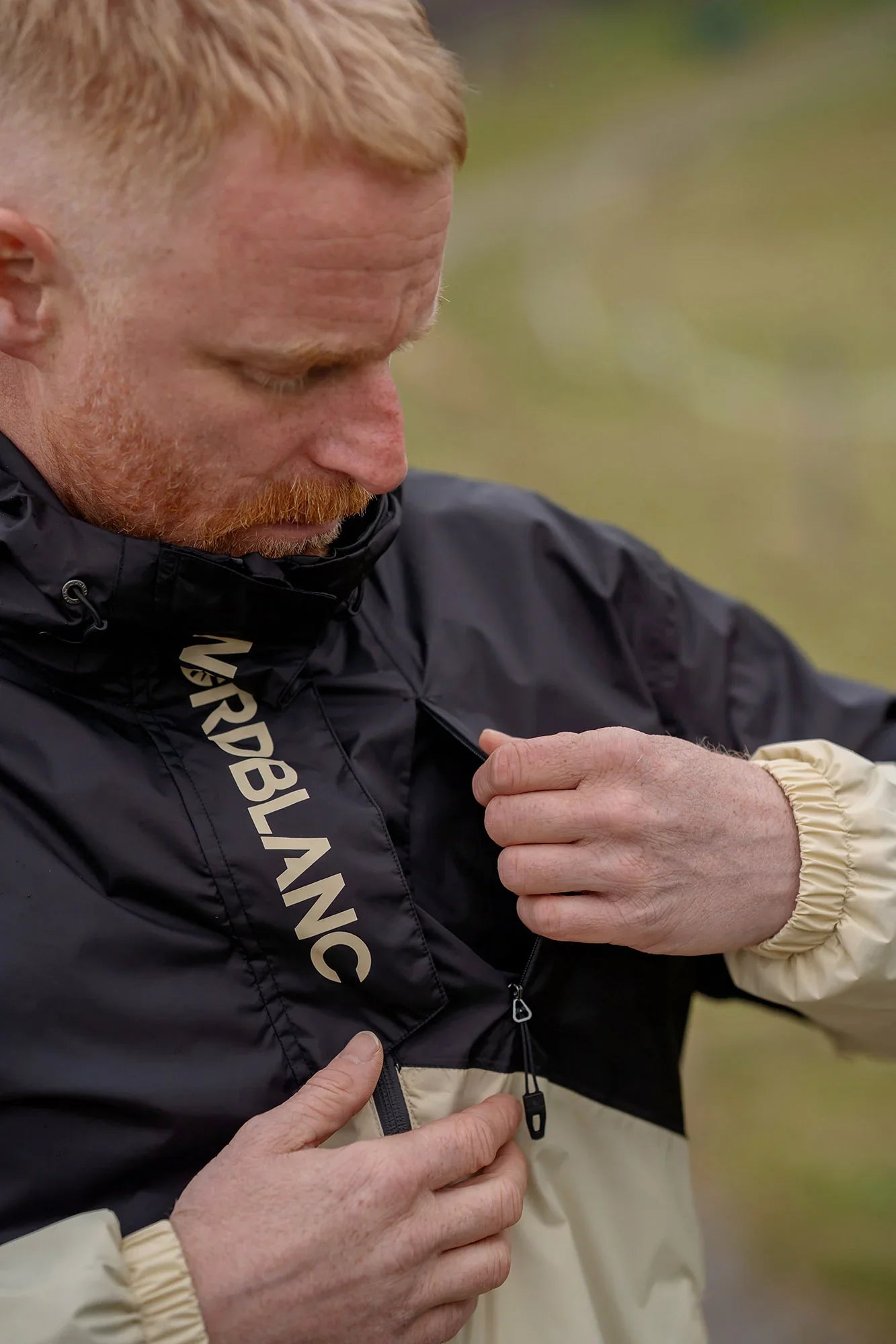 Waterproof jacket men's - PIONEER beige-7