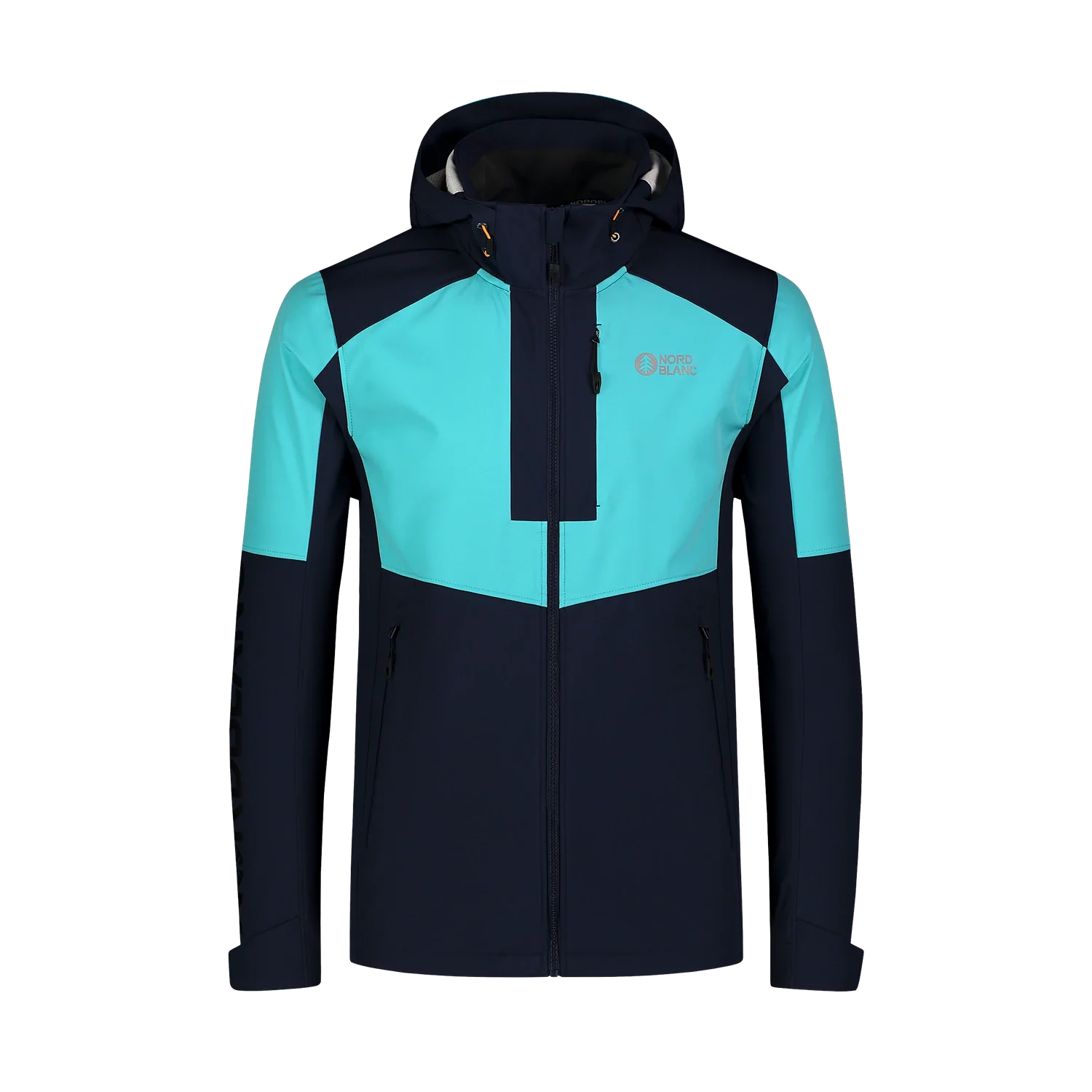 Waterproof light softshell jacket men's - WHISPERING blue-1