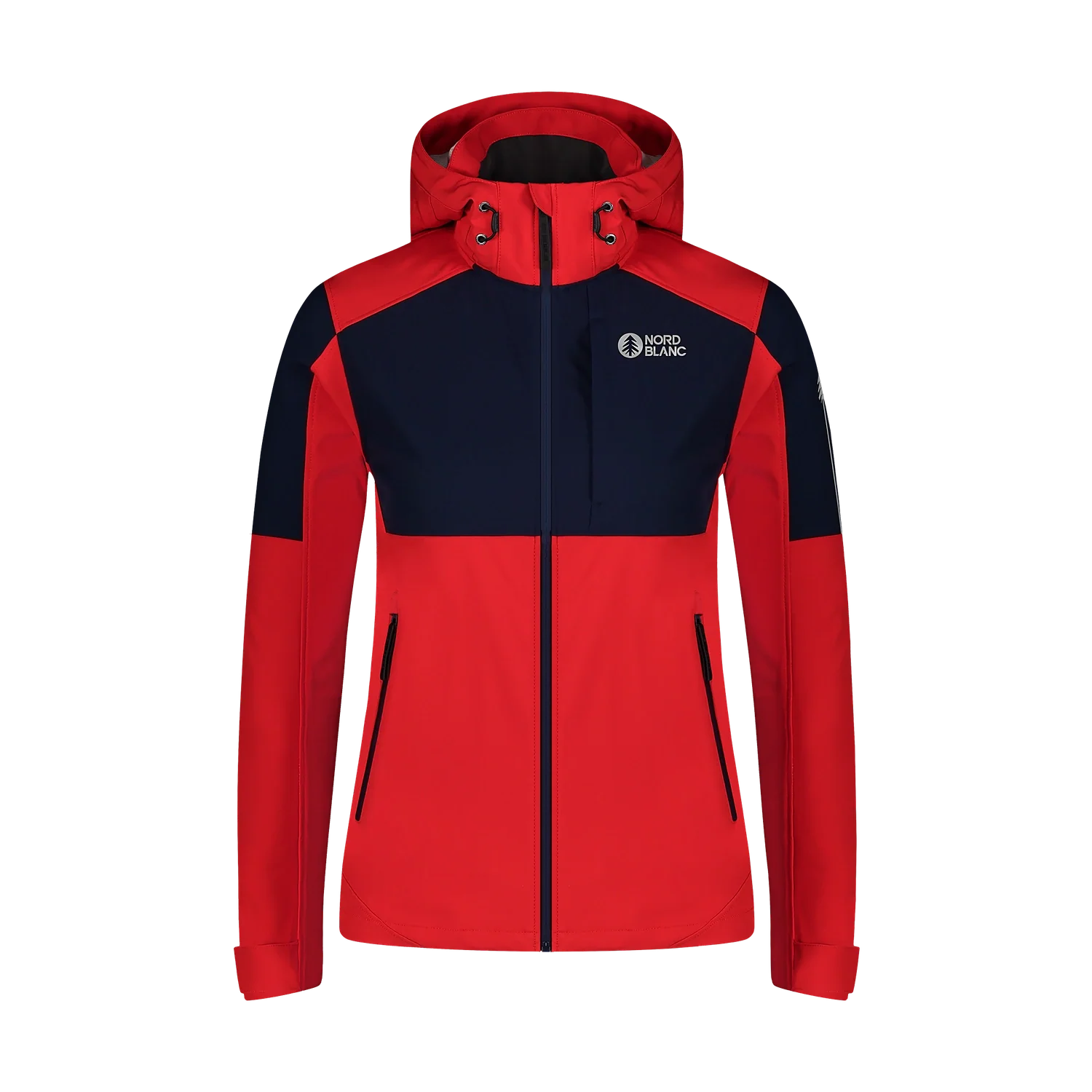 Wasserdichte Leichte- Softshelljacke Damen - ILLUSION rot-1