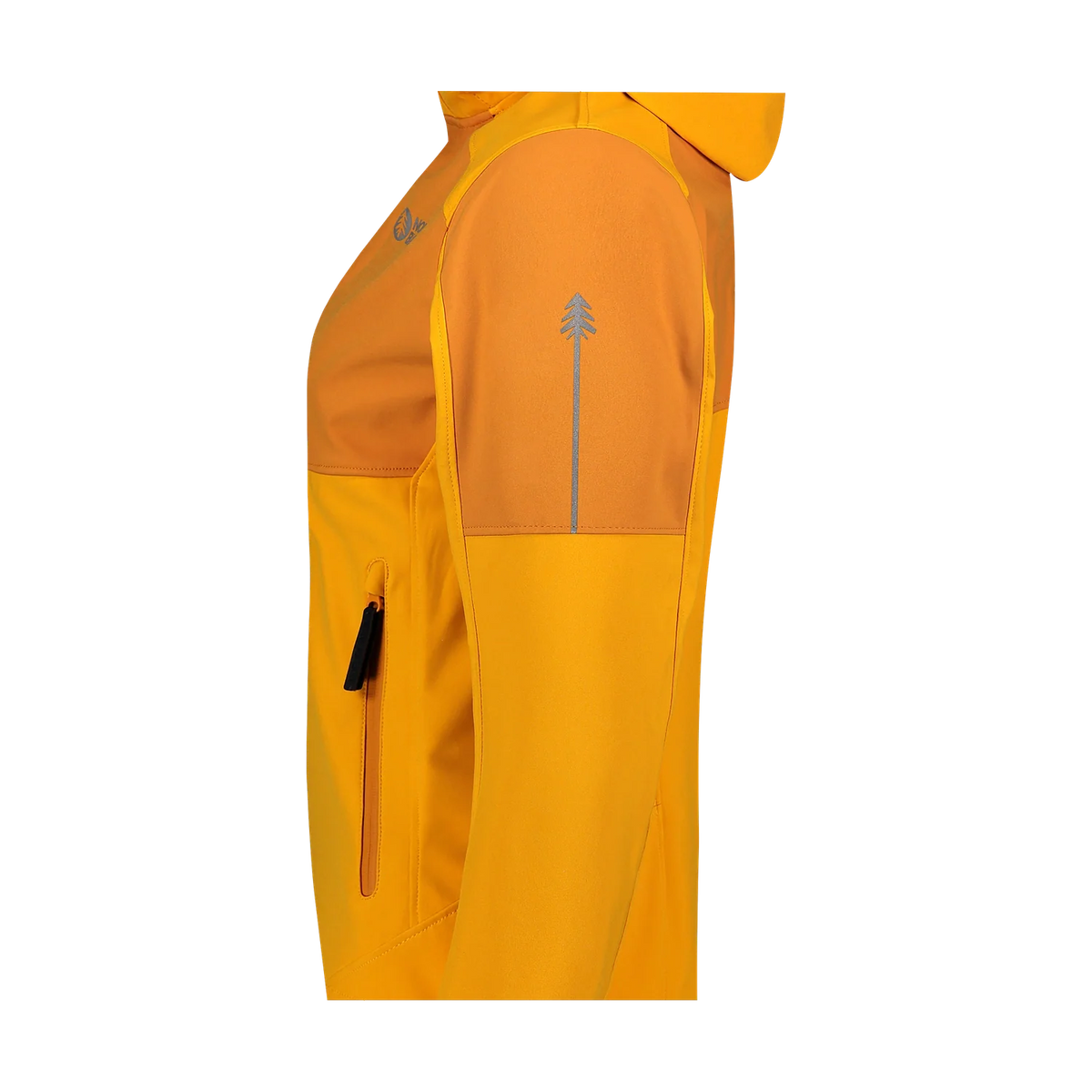 Giacca softshell leggera impermeabile donna - ILLUSION gialla – immagine 10