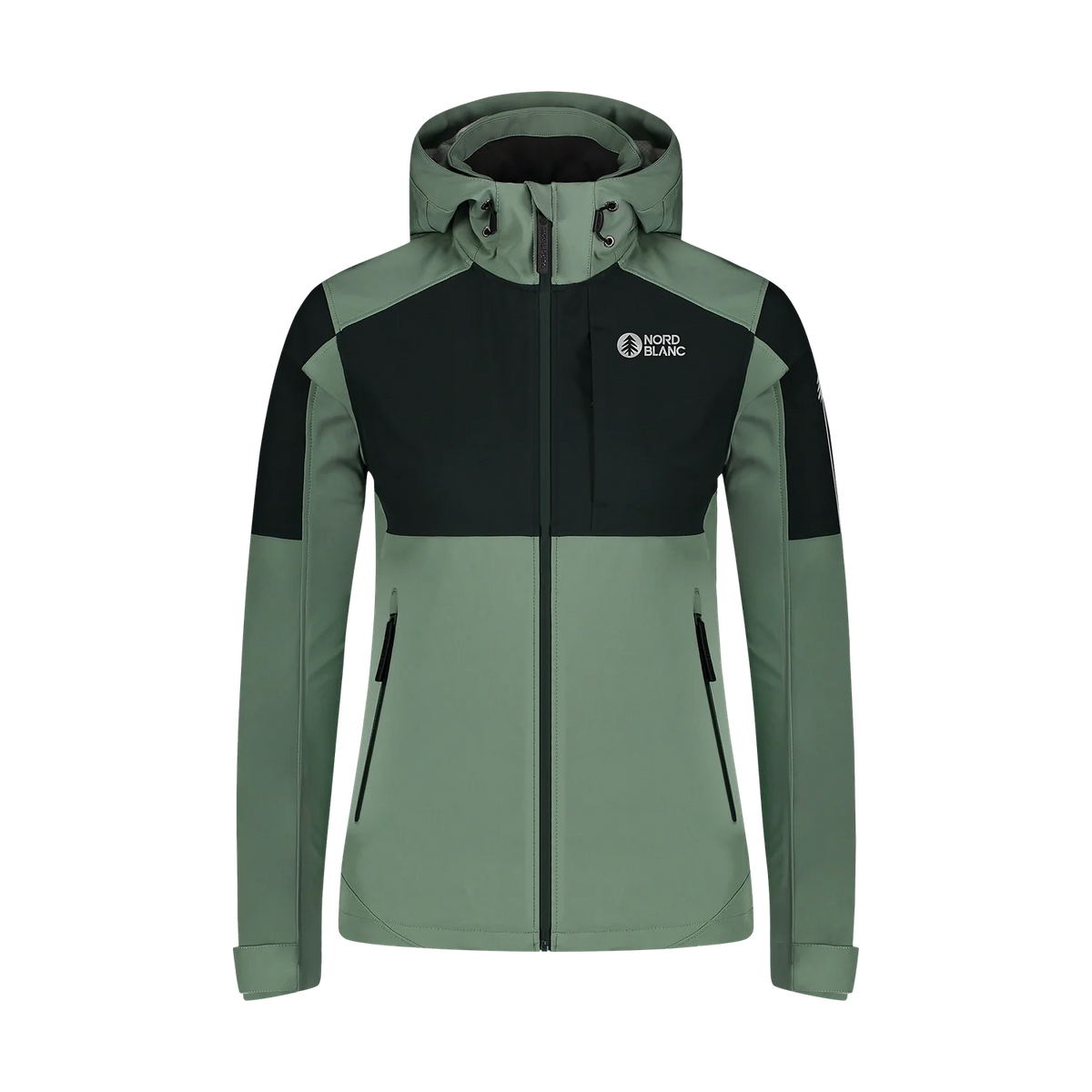 Waterproof light softshell jacket women's - ILLUSION green
