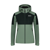 Waterproof light softshell jacket women's - ILLUSION green