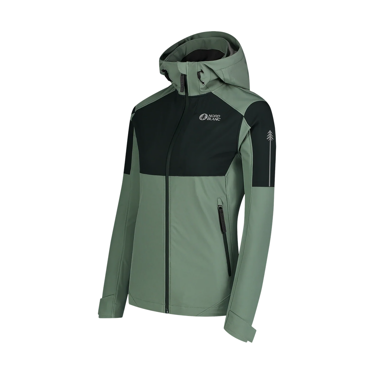 Waterproof light softshell jacket women's - ILLUSION green – image 8