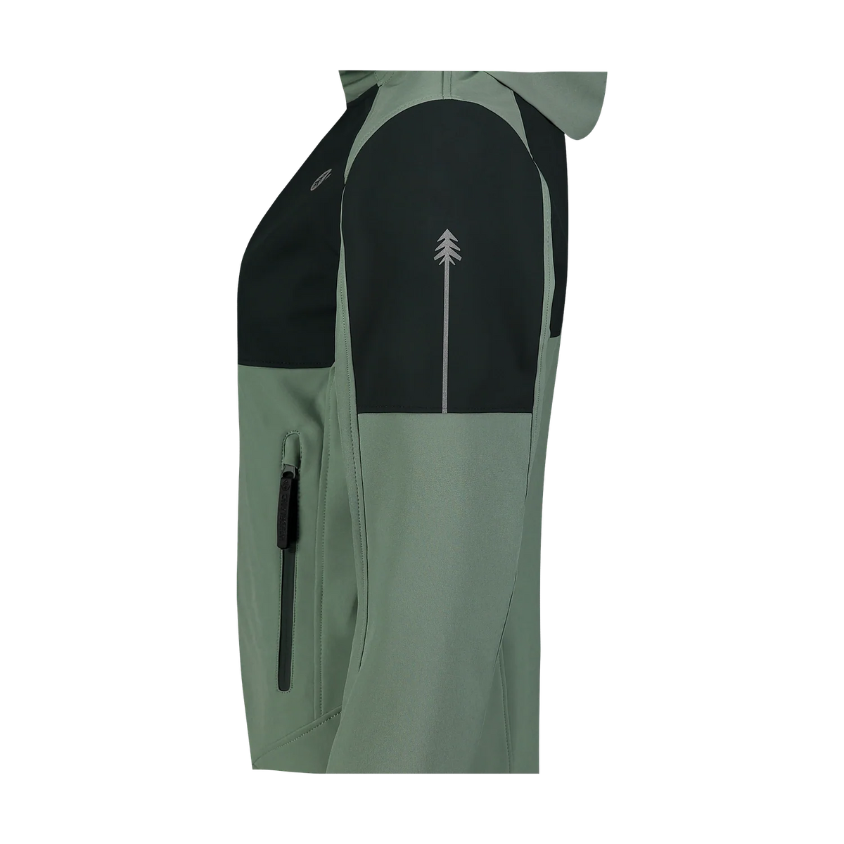 Waterproof light softshell jacket women's - ILLUSION green – image 9