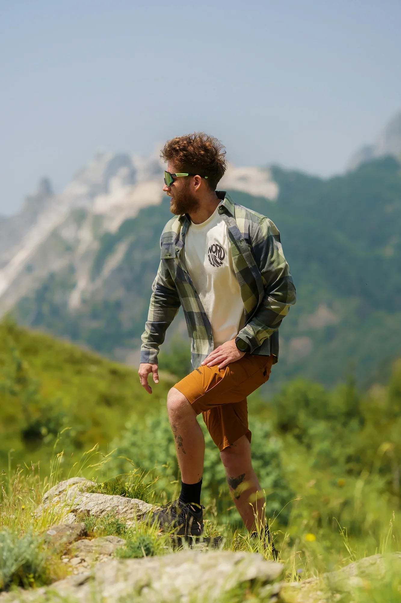 Outdoor- shorts Herren - PRECIPICE braun-2