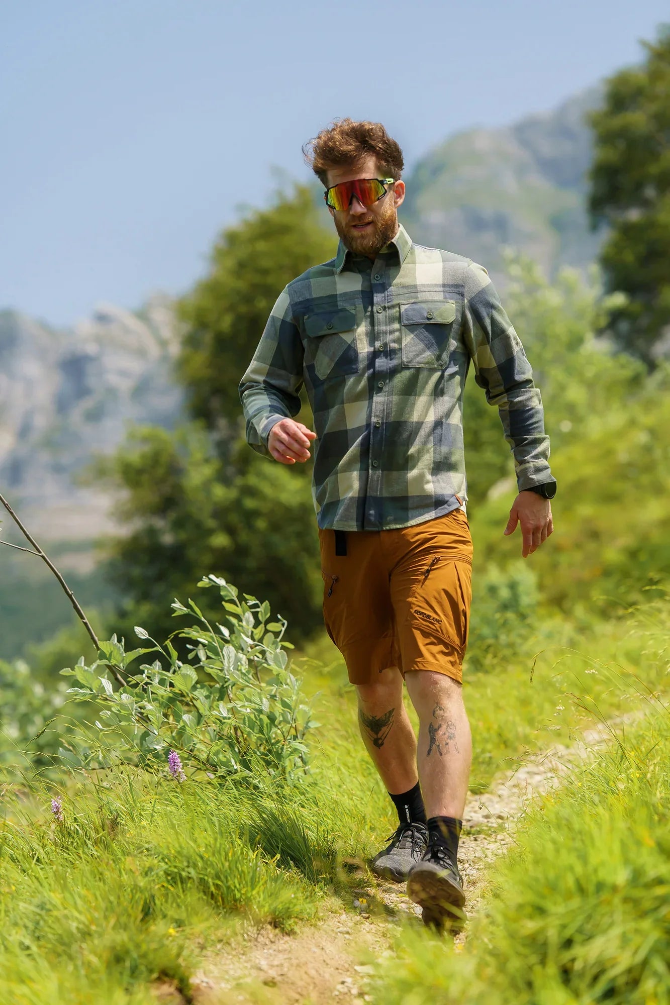 Outdoor- shorts Herren - PRECIPICE braun-3