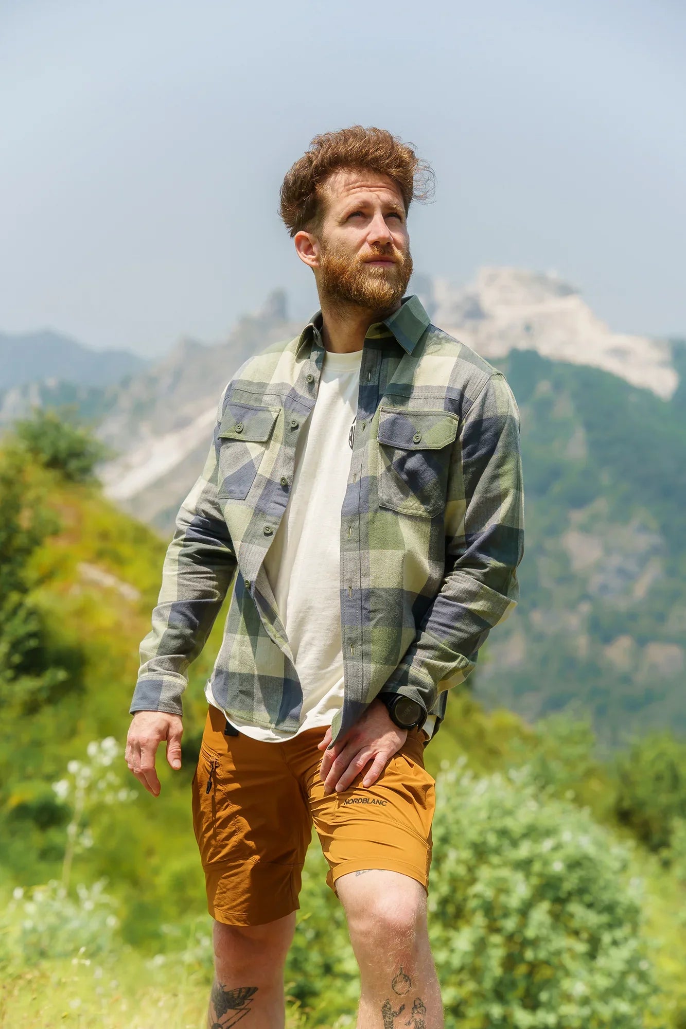 Outdoor- shorts Herren - PRECIPICE braun-4