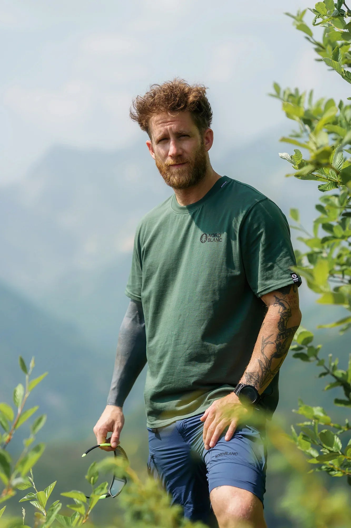 Pantaloni scurți outdoor pentru bărbați - PRECIPICE albaștri-4