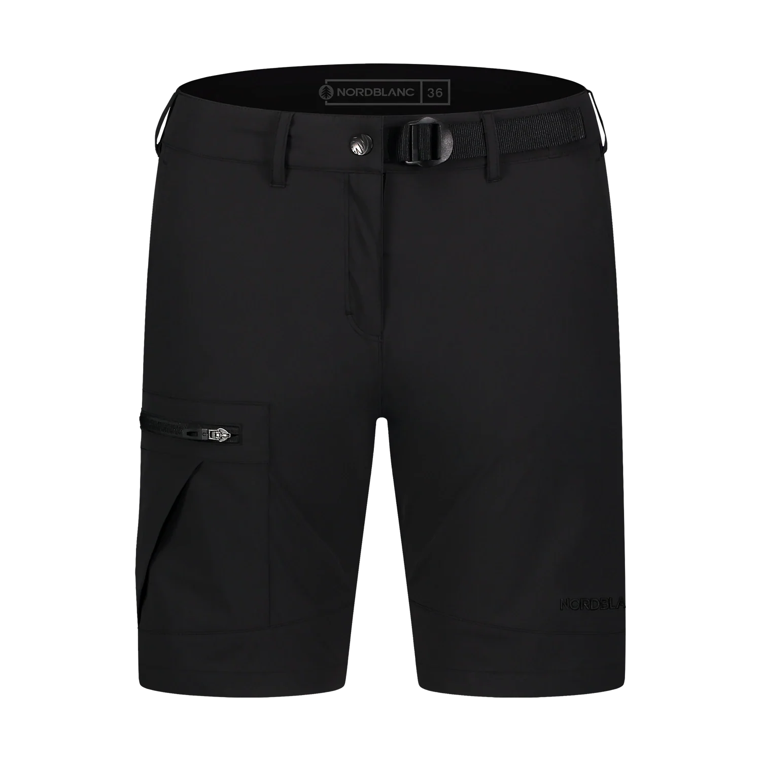 Pantaloni scurți outdoor pentru femei - HUES negri-1