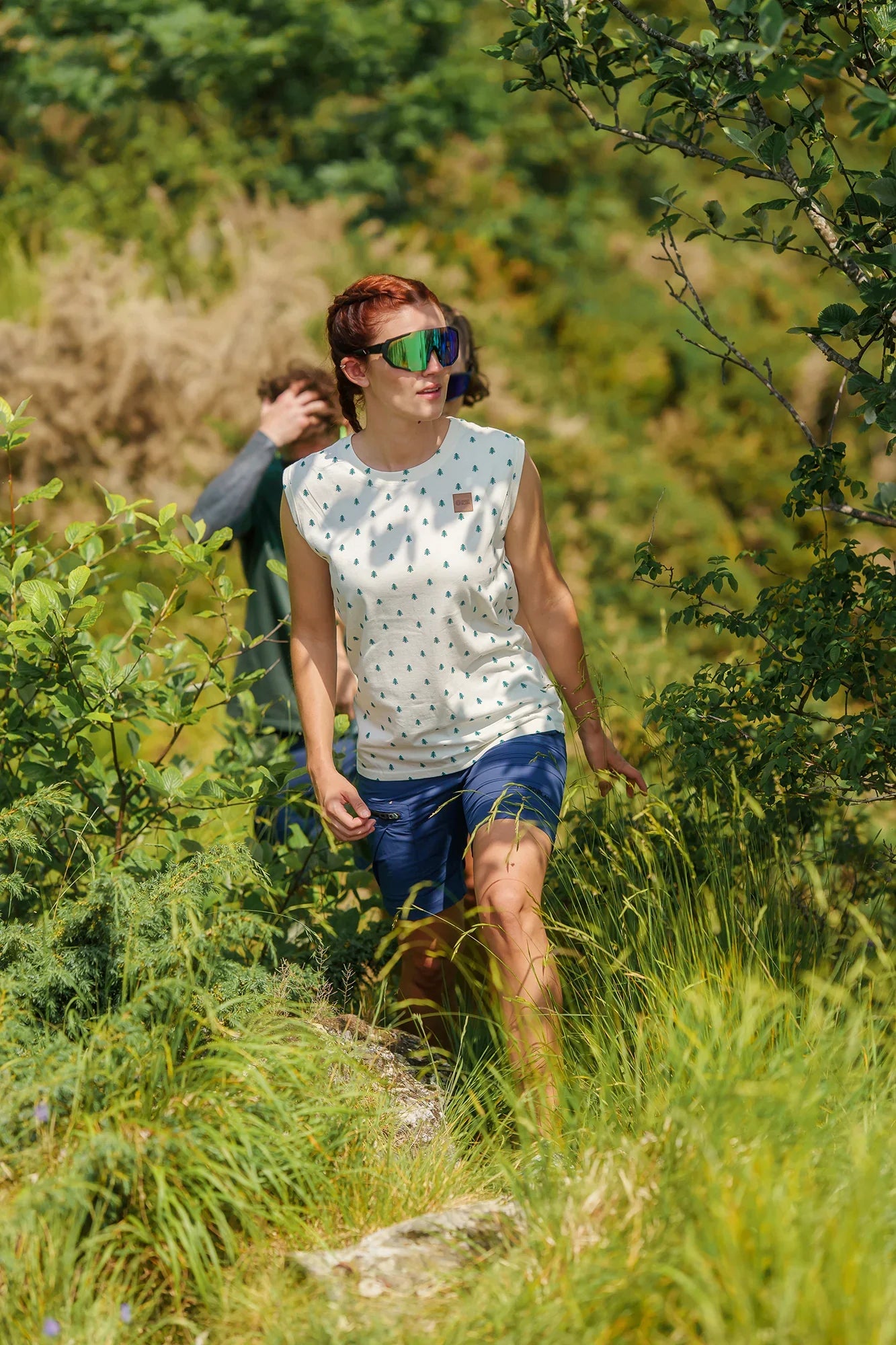 Pantaloni scurți outdoor pentru femei - HUES albaștri-3