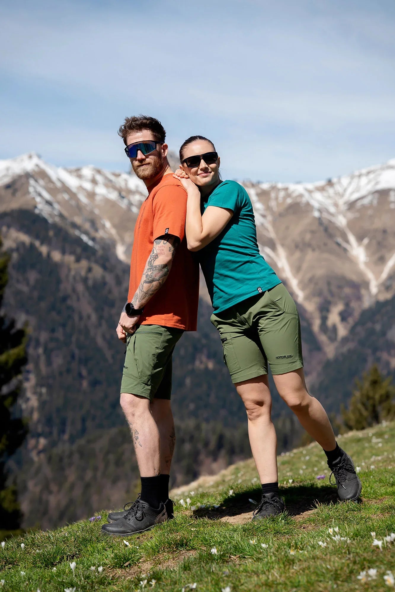 Outdoor kratke hlače ženske - HUES rumenkasto rjave-3