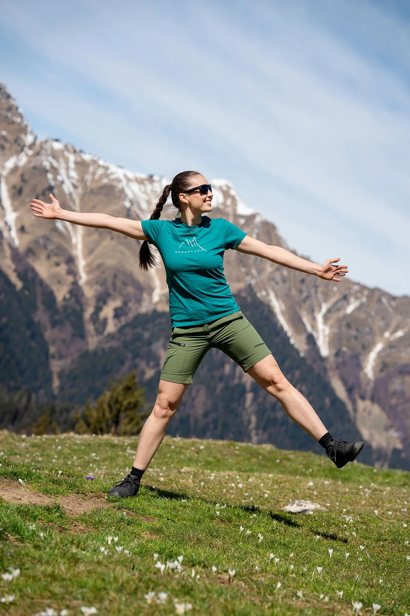 Outdoor kratke hlače ženske - HUES rumenkasto rjave-4