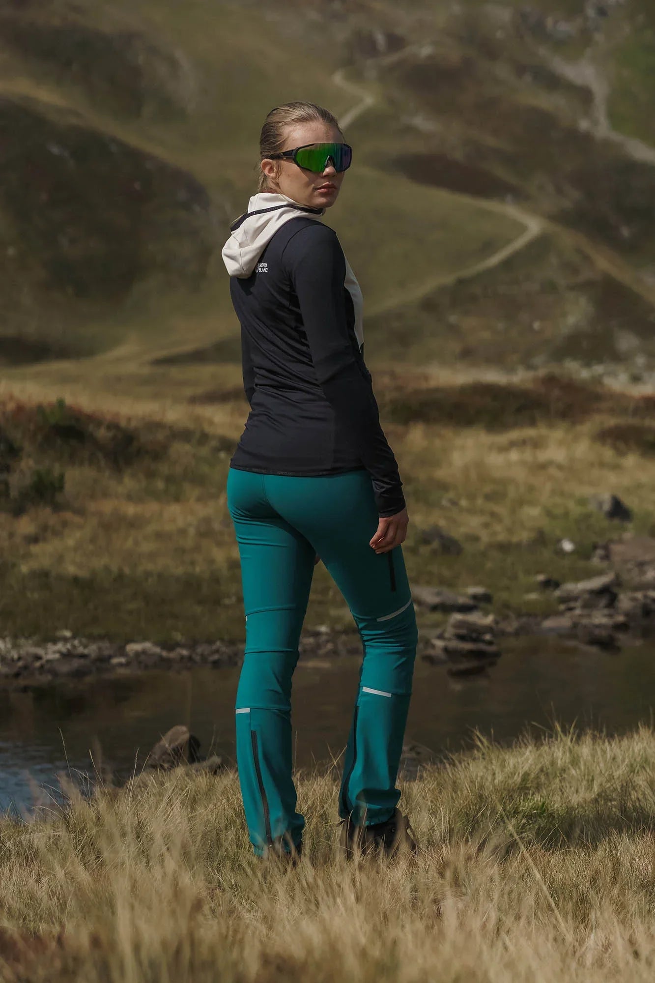 Pantaloni impermeabili multi-sport pentru femei - SPLENDOR verzi-4