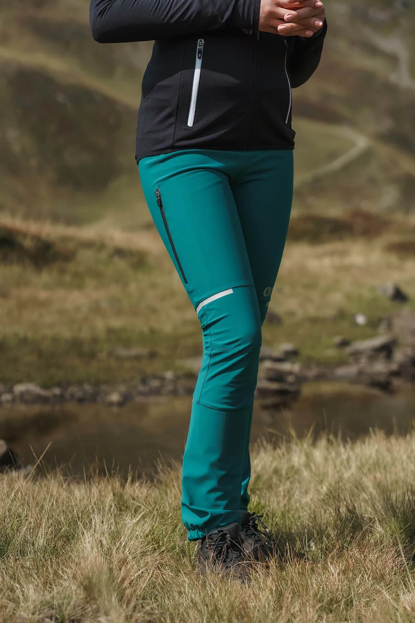 Pantaloni impermeabili multi-sport pentru femei - SPLENDOR verzi-8