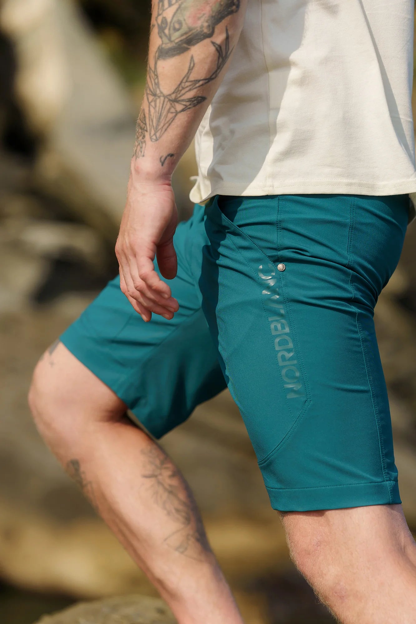 Outdoor shorts men's - CLIMBHIGH green-8
