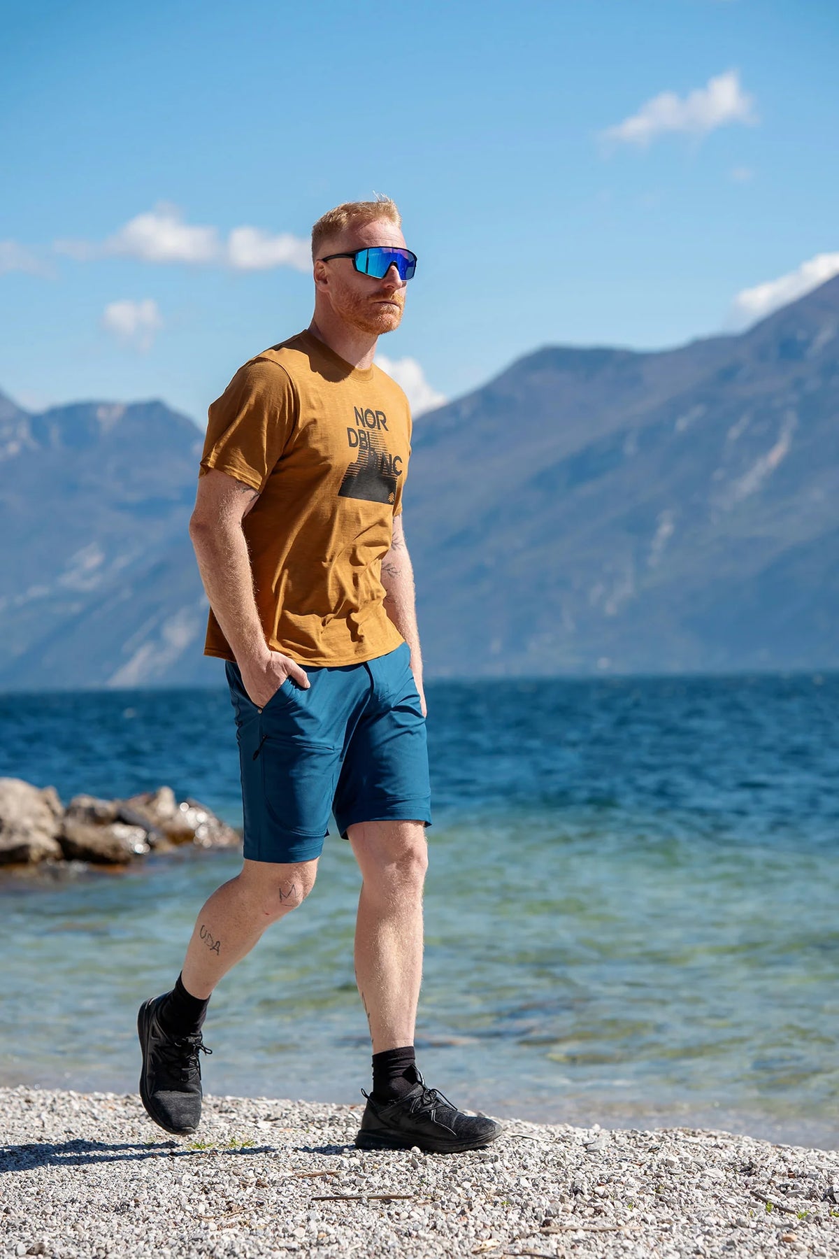 Outdoor kratke hlače moške - CLIMBHIGH modre-7