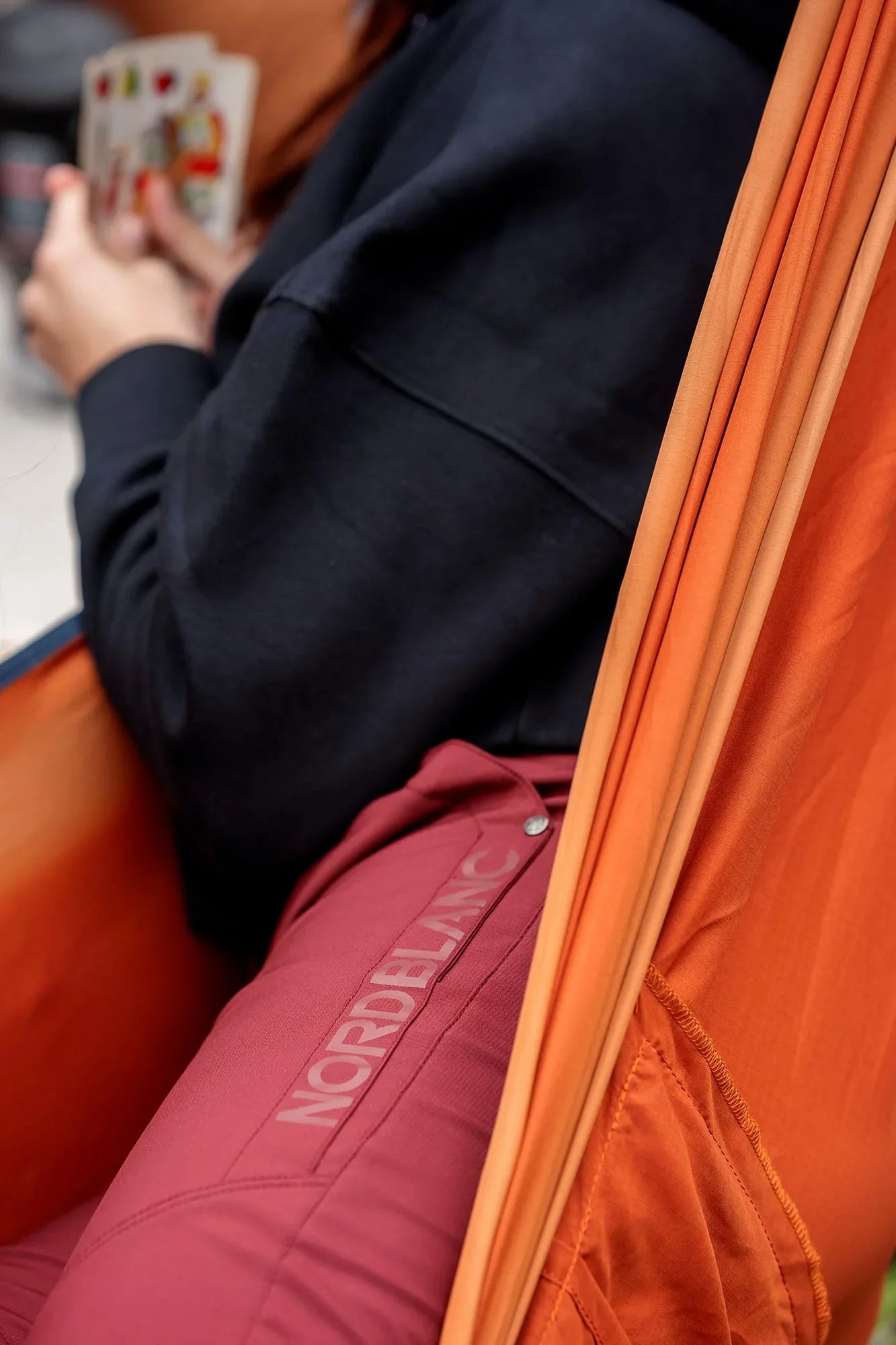 Outdoorhose Damen - UPLIFT weinrot-7