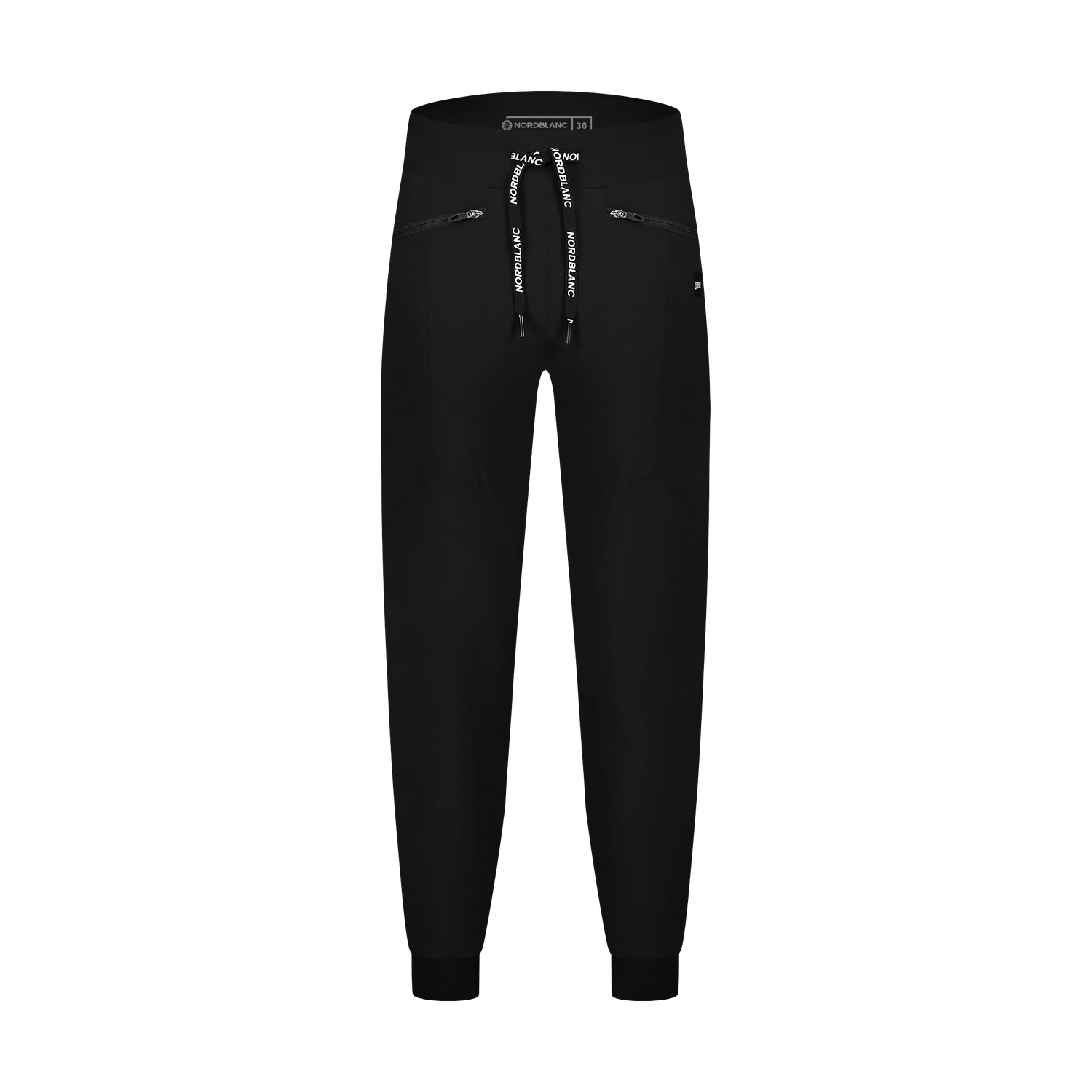 Leichte Outdoor-Hose mit Trainingshoseschnitt Damen - REALM schwarz