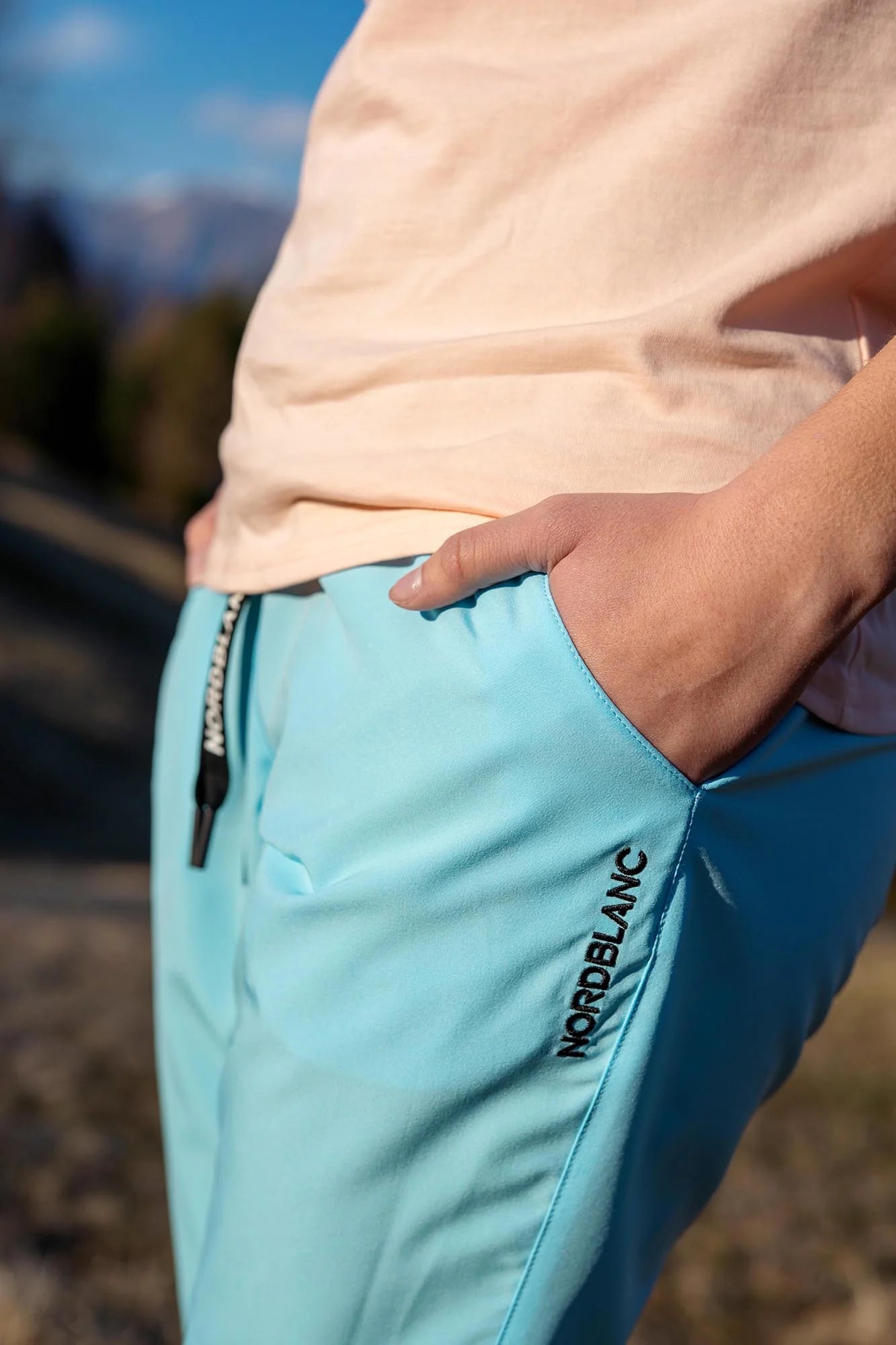 Light outdoor shorts women's - CAPTIVATE blue-5