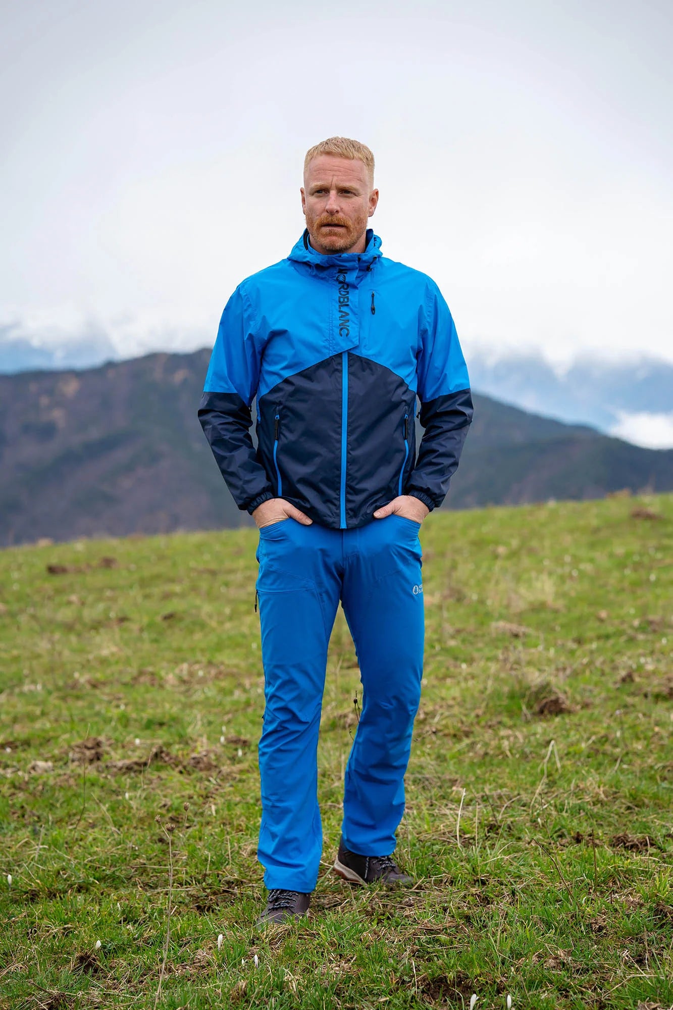 Light outdoor pants men's - GORGE blue-3