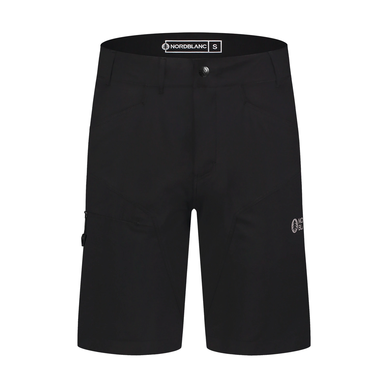 Pantaloni scurți ușori outdoor pentru bărbați - SIERRA negri-1