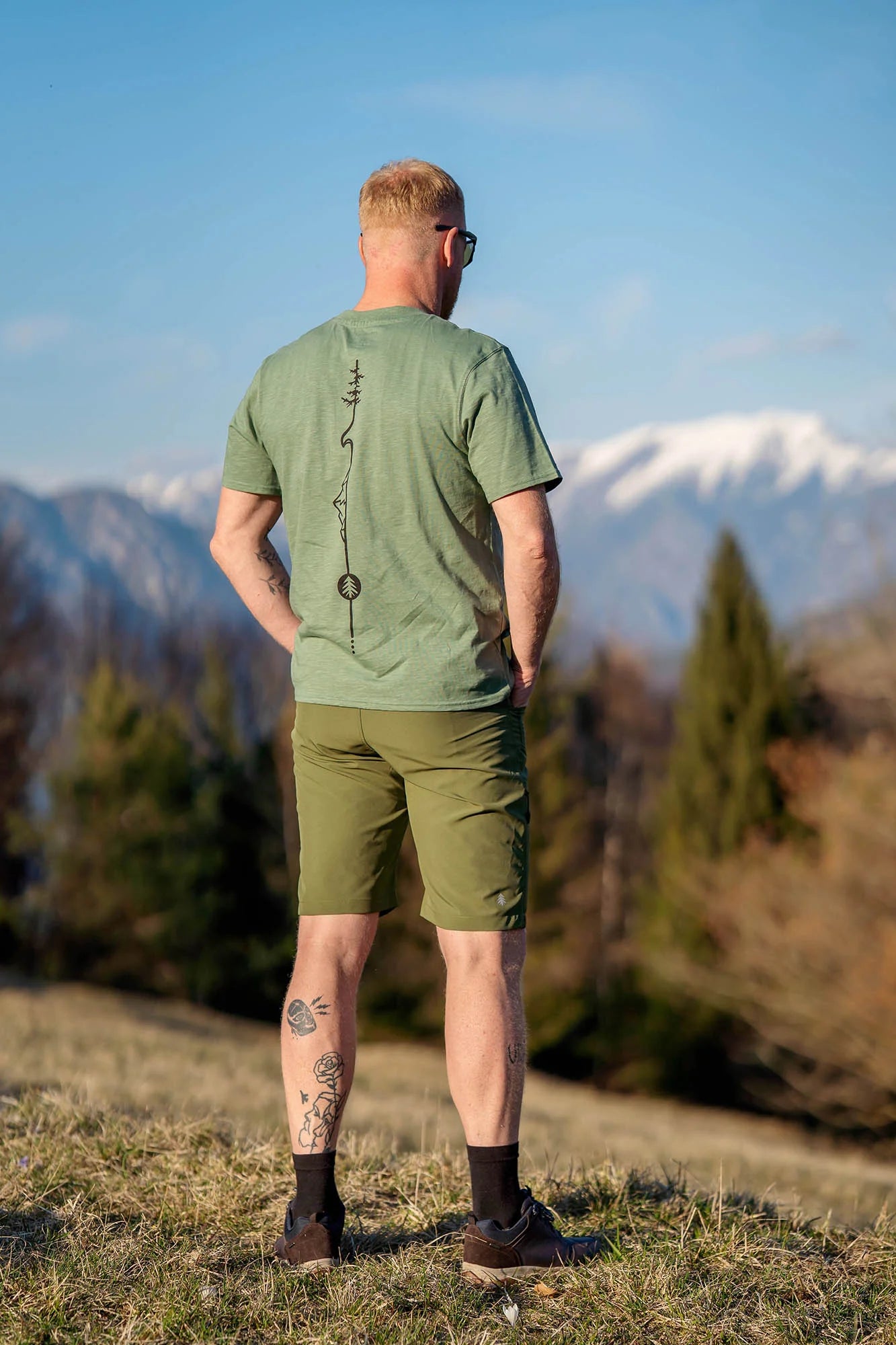 Lagane outdoor kratke hlače muške - SIERRA zelene-4