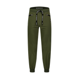 Lehké outdoor kalhoty teplákového střihu pánské - LORD zelené