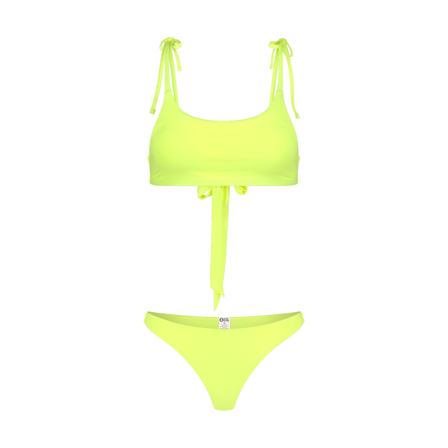 Top bikini pentru femei - PRINCESS galben-3