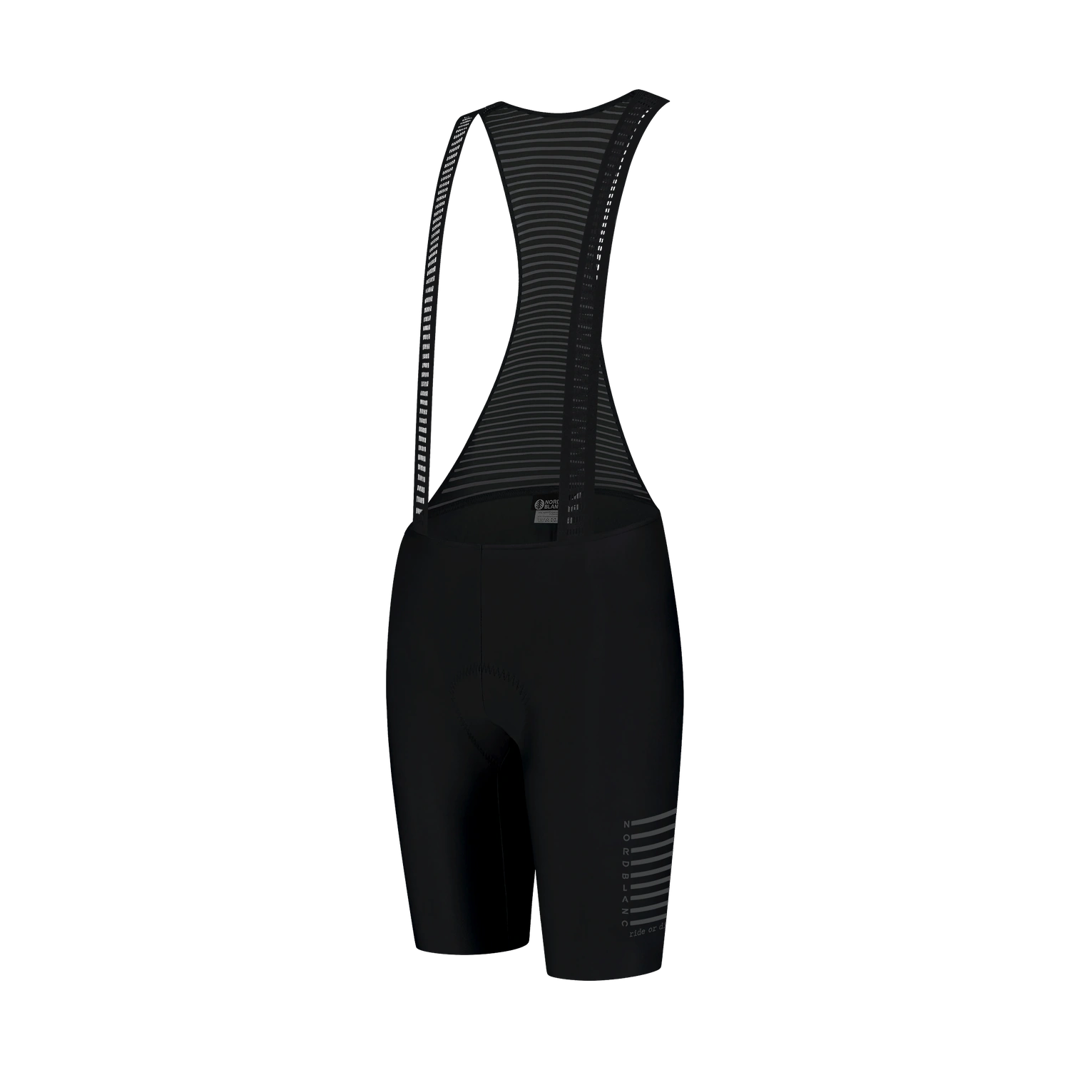 Kurze Fahrradhose Damen - ATLAS schwarz-3