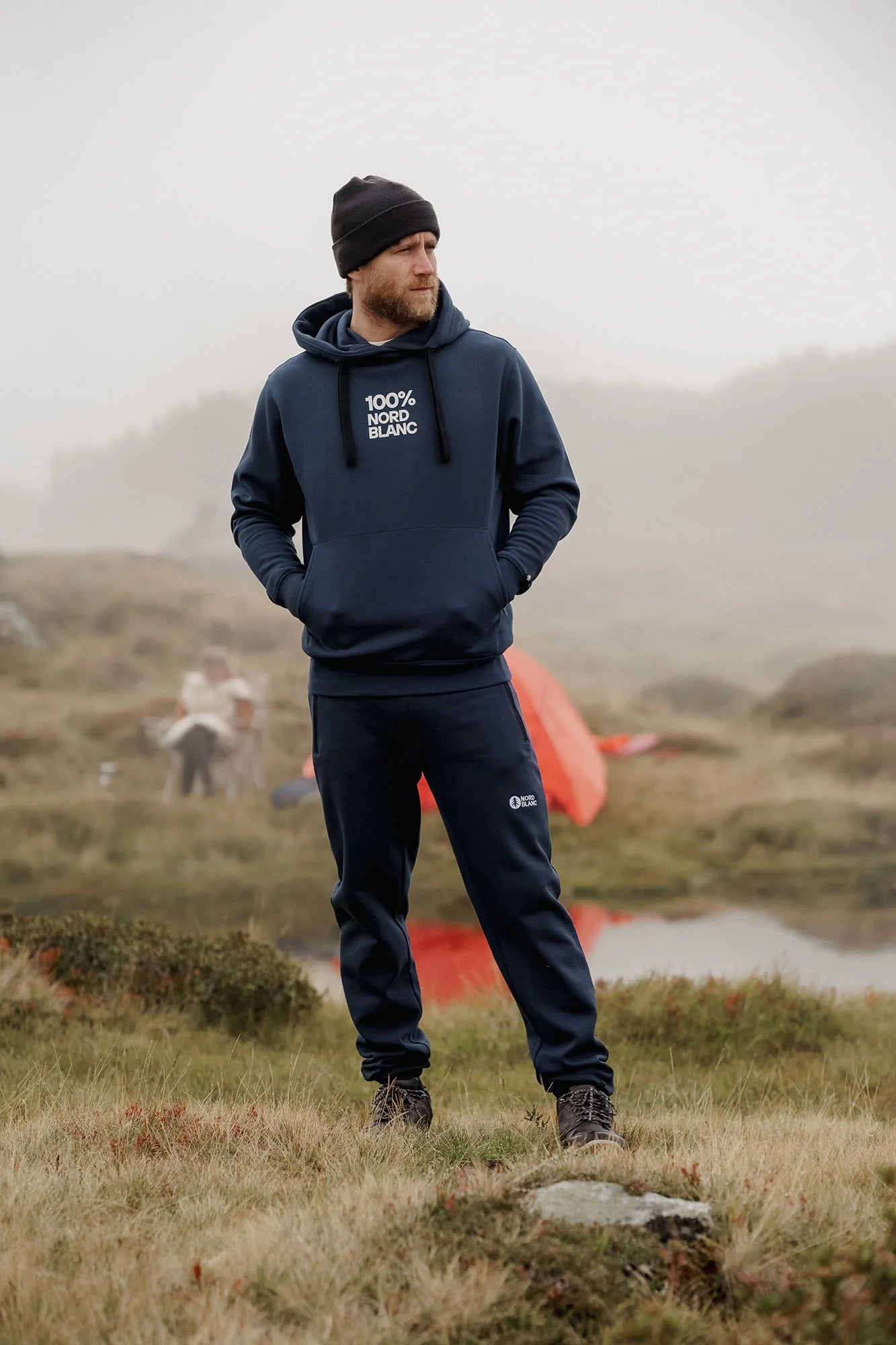 Sweatjacke Herren - VORTEX blau-4