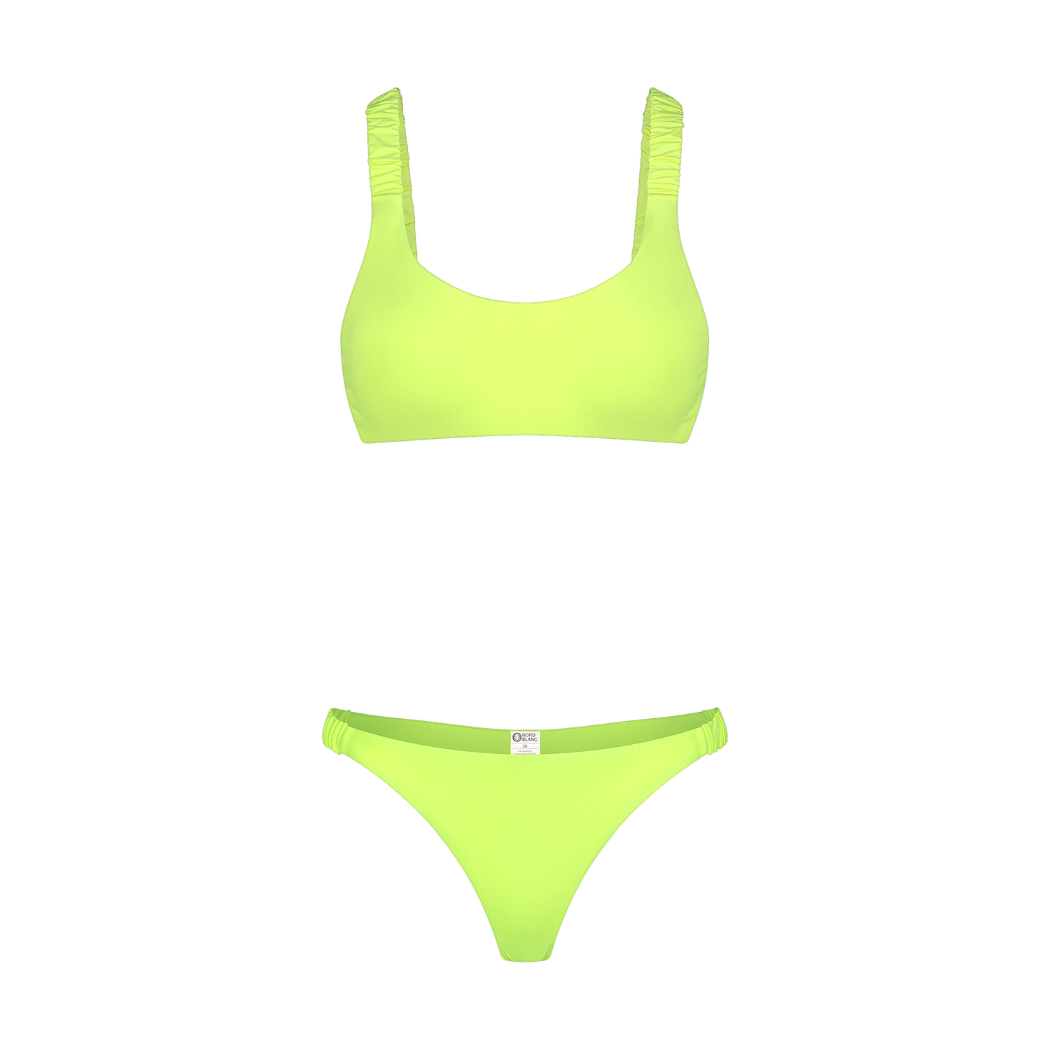 Bikinové kalhotky dámské - WIDEOCEAN zářivě žluté-3
