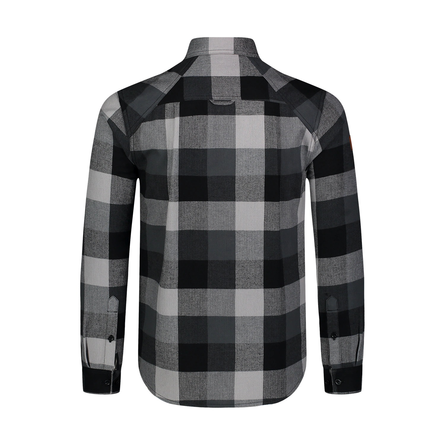 Flannel shirt men's - QUANTUM black-3