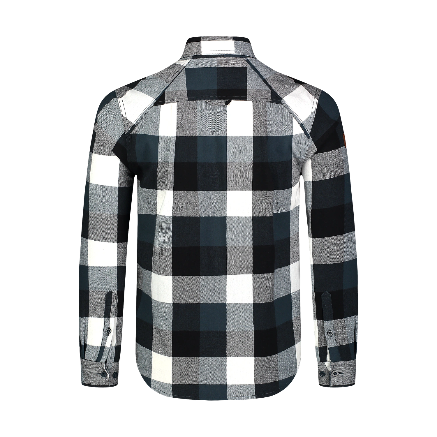 Flanellhemd Herren - QUANTUM blau-3