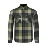 Flannel shirt men's - QUANTUM green