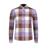 Flannel shirt women's - HALCYON violet