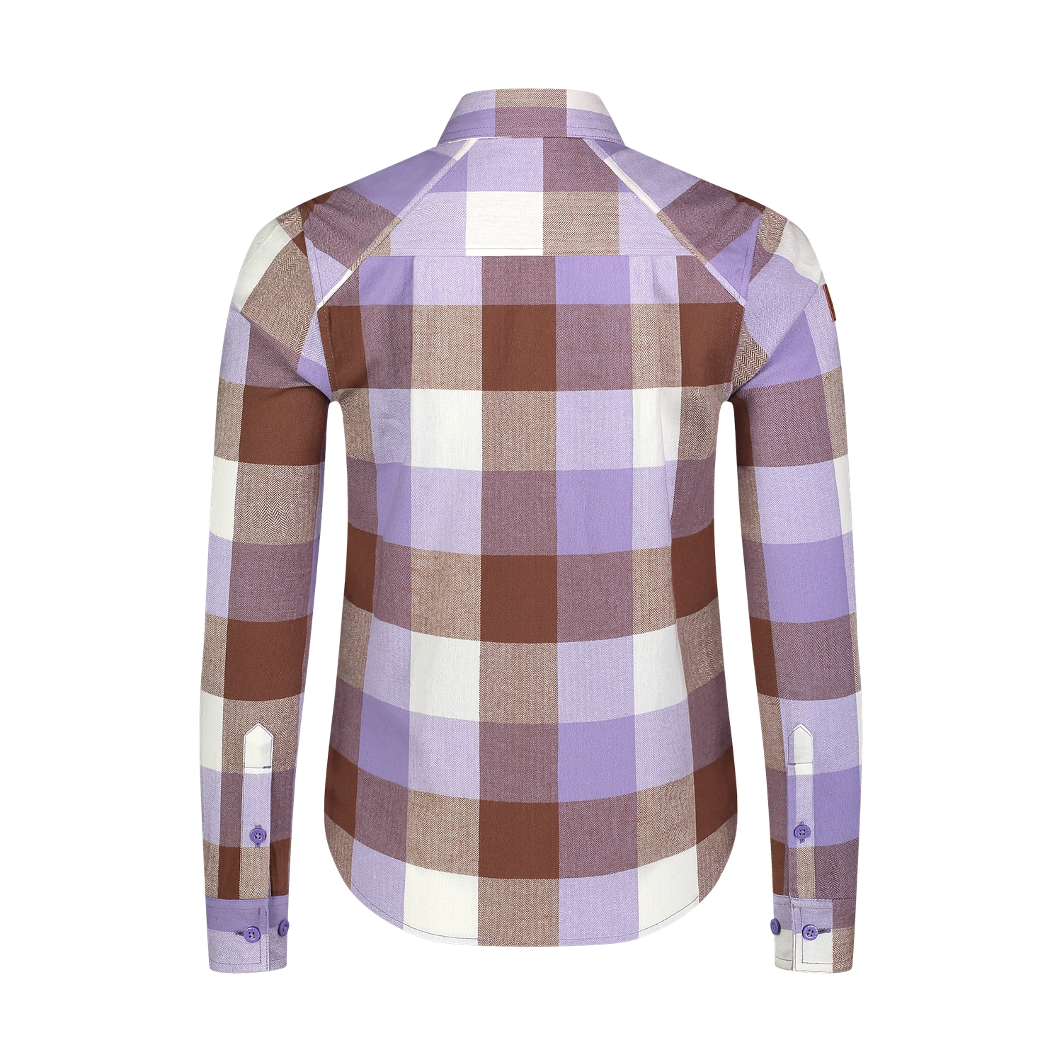 Flannel shirt women's - HALCYON violet-5