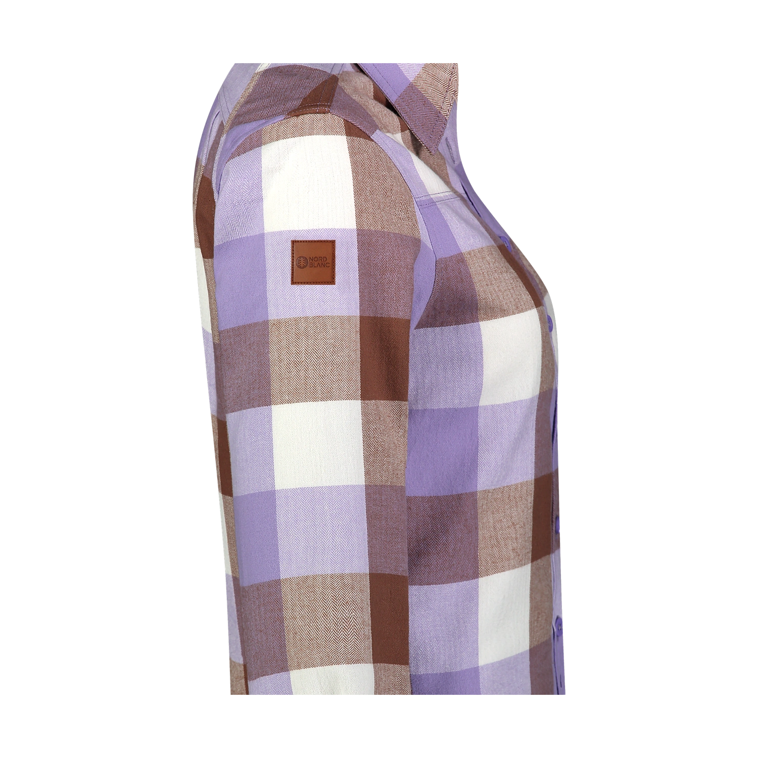 Flannel shirt women's - HALCYON violet-6