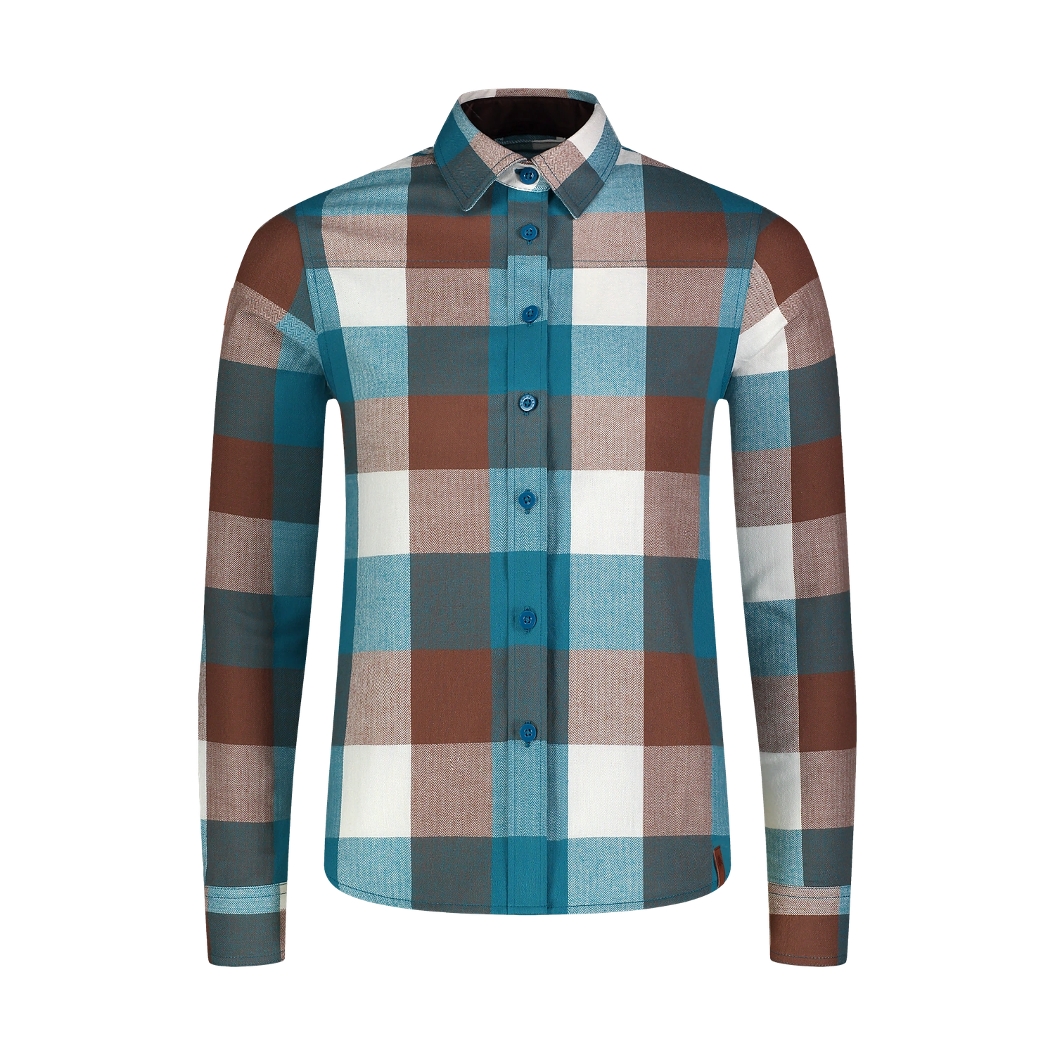 Flanellhemd Damen - HALCYON blau