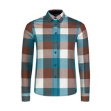 Flannel shirt women's - HALCYON blue
