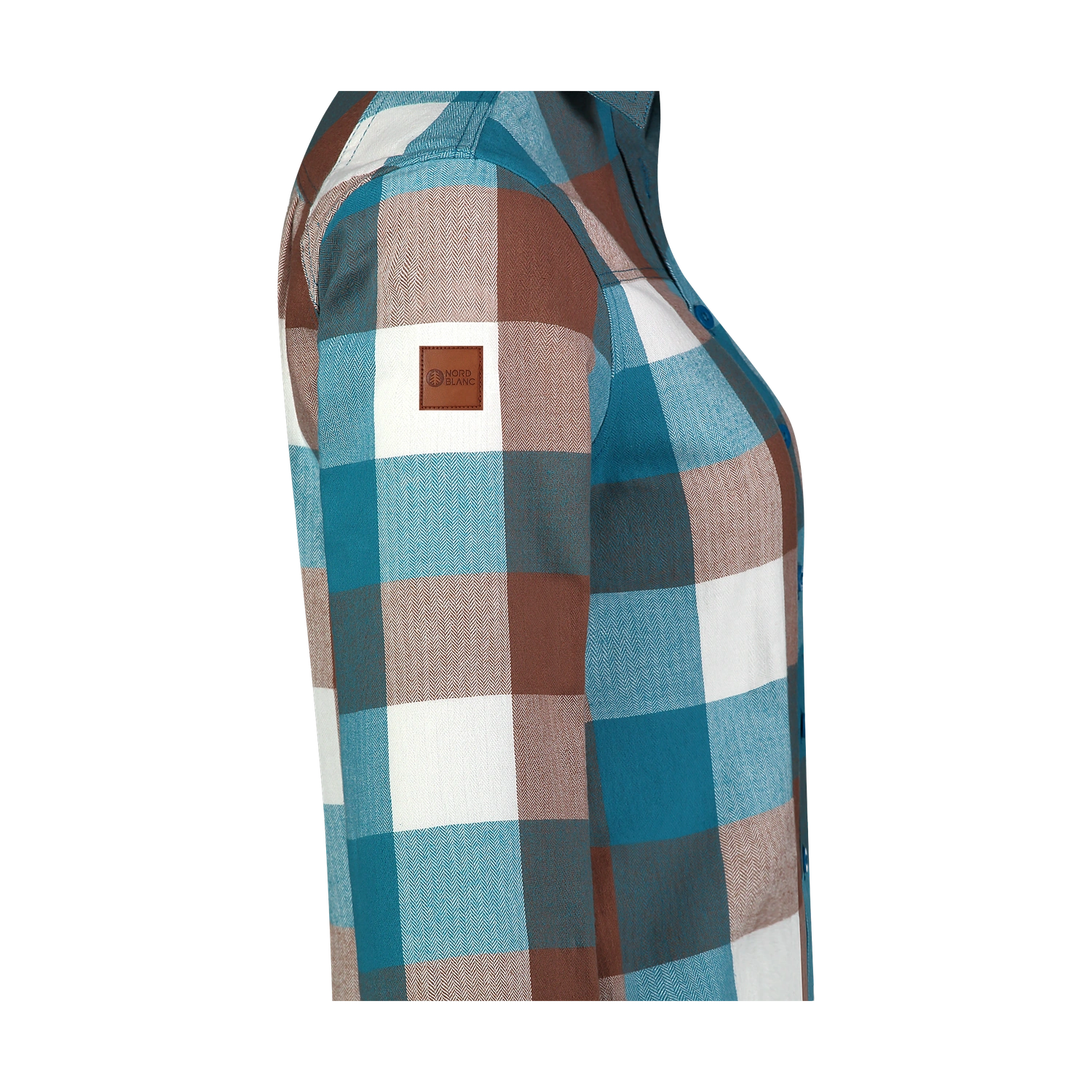 Flannel shirt women's - HALCYON blue-3