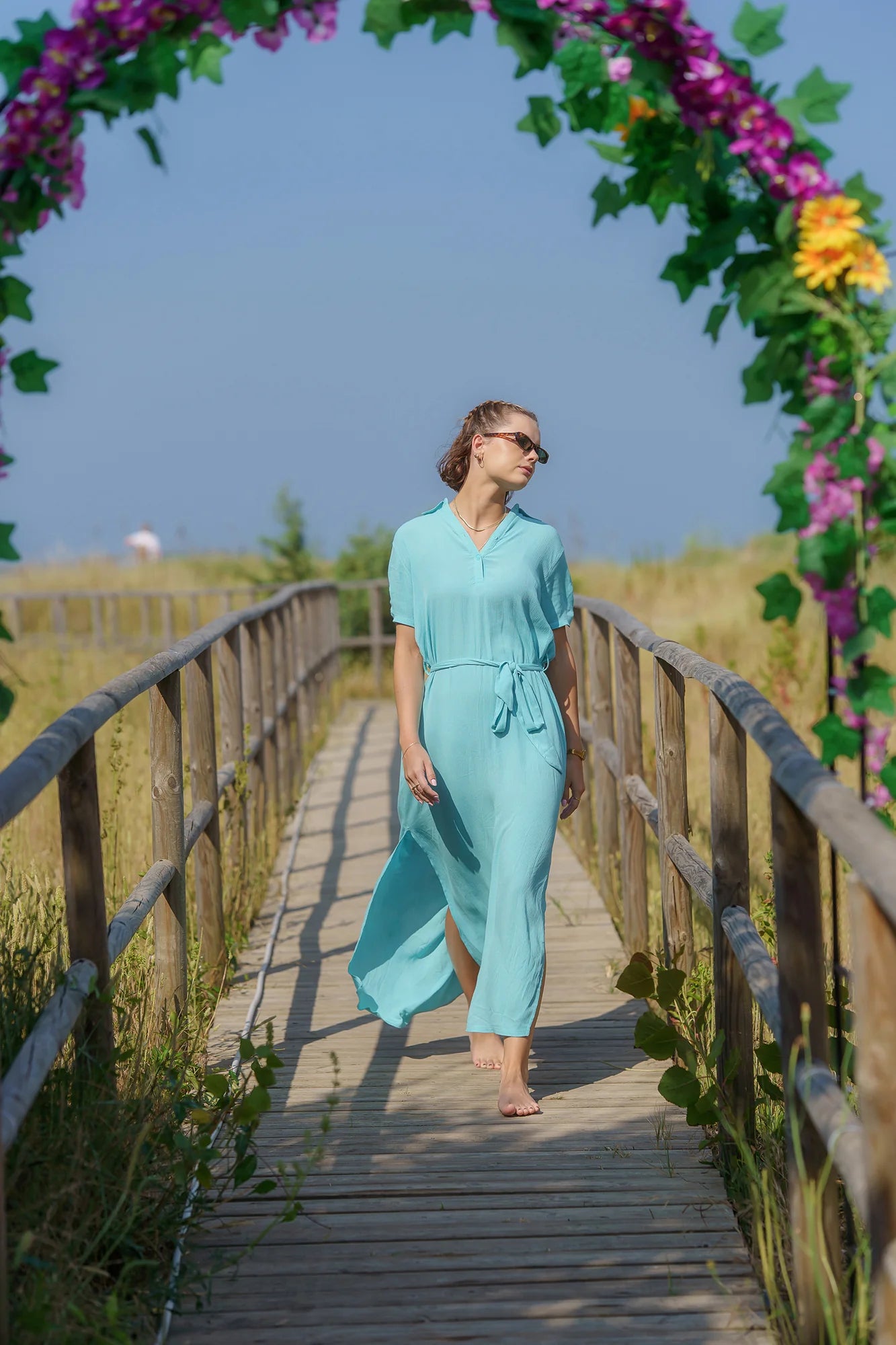 Šaty dámské - DIANE modré-3