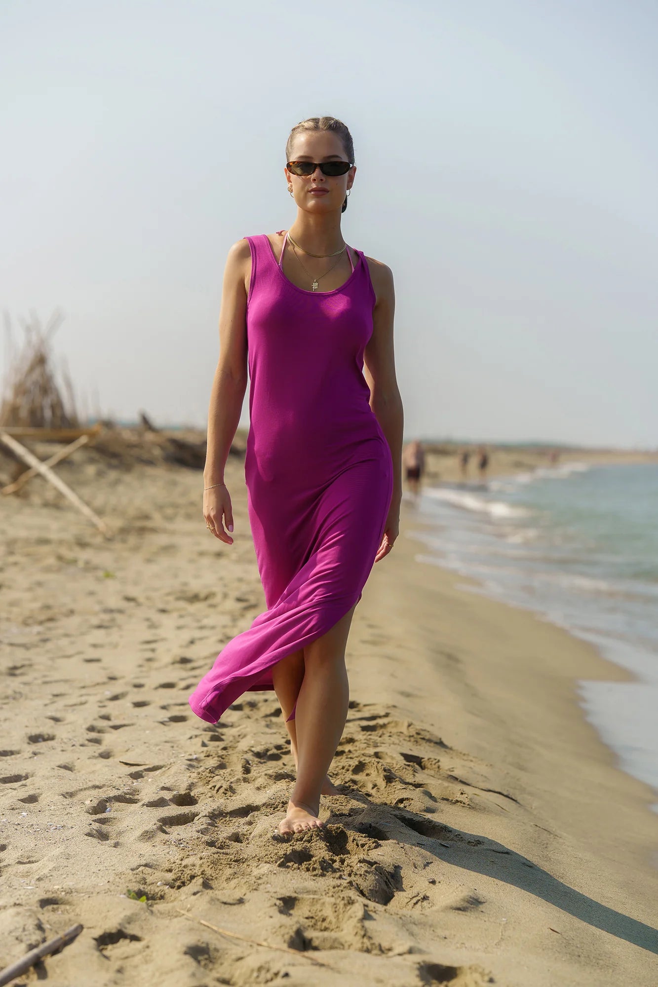 Dress women's - LINA pink-5