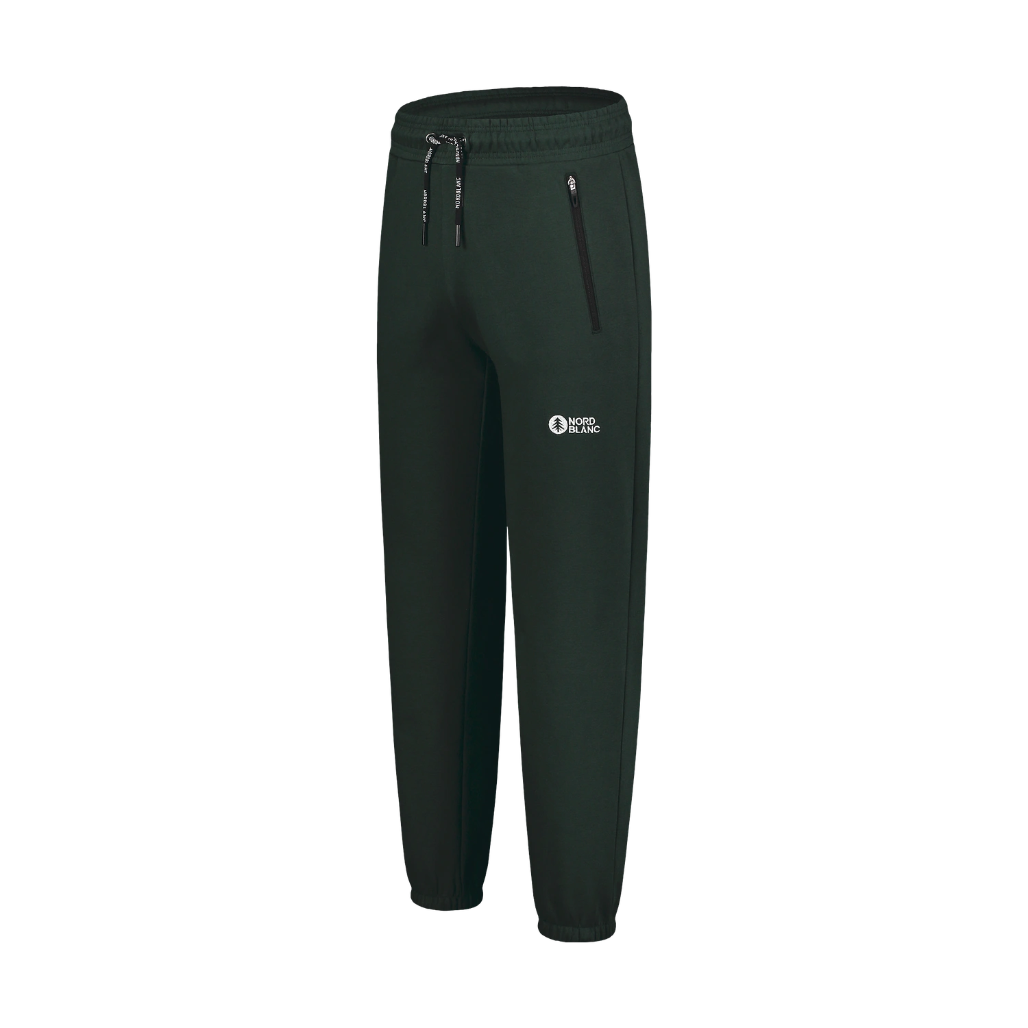 Bavlněné tepláky pánské - COMFYSTRIDE tmavě zelené-2