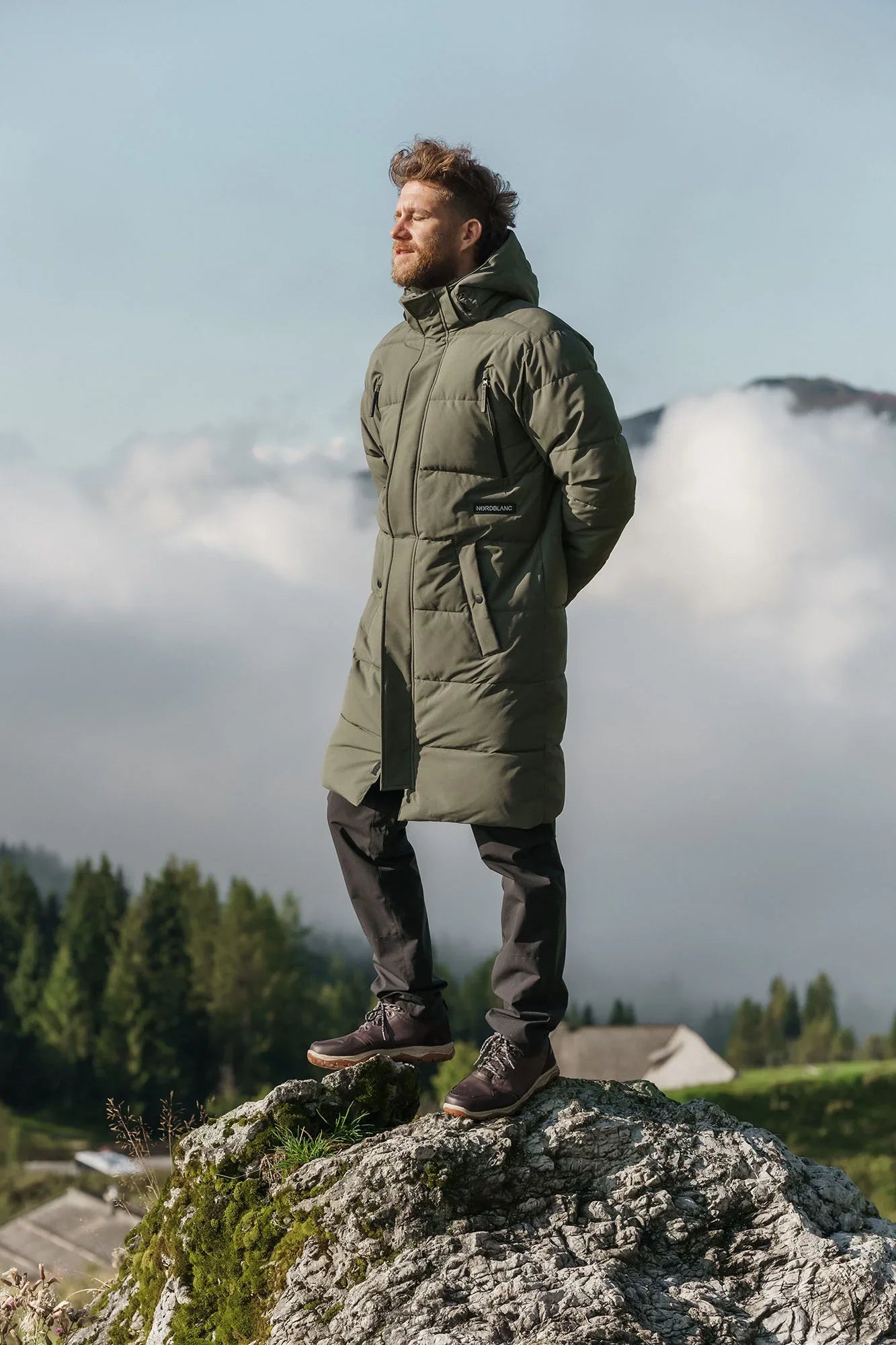 Wasserdichte Winterparka Herren - LOOM khaki-4