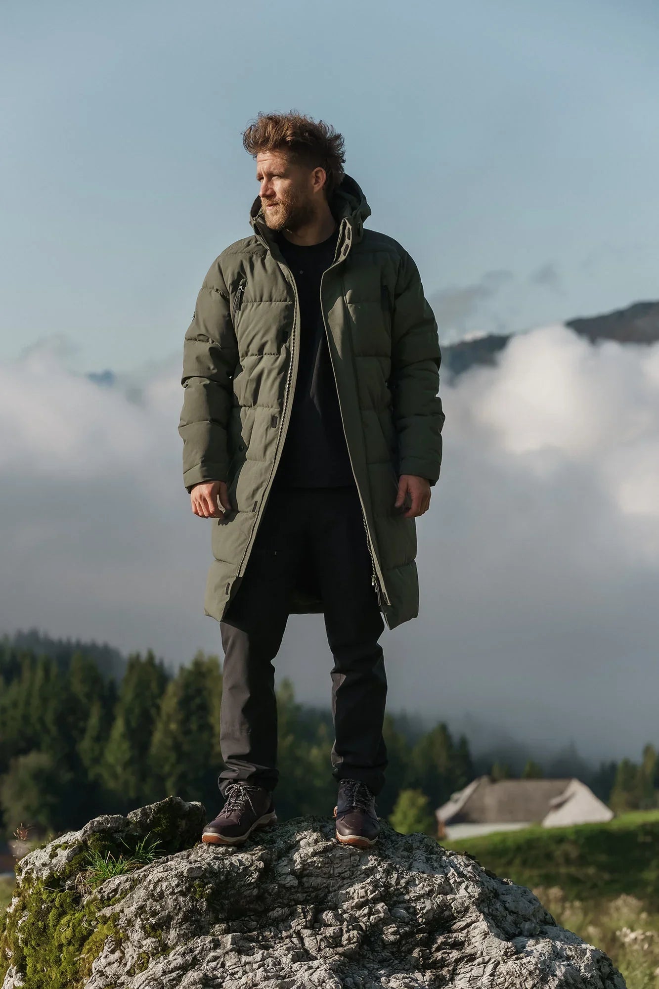 Wasserdichte Winterparka Herren - LOOM khaki-6