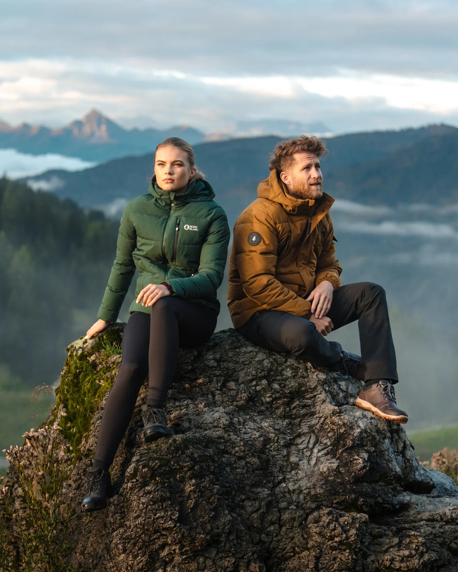 Wasserdichte Winterjacke Herren - FYRN braun-6
