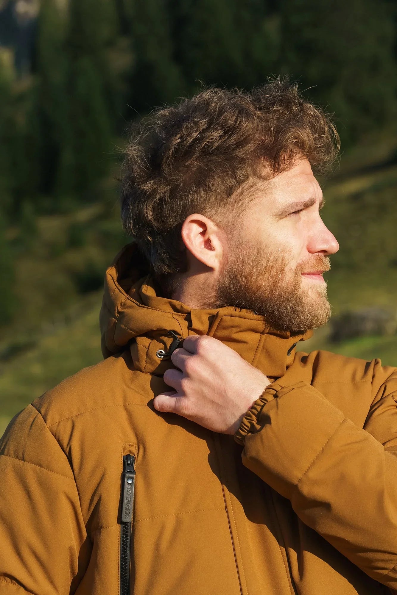 Wasserdichte Winterjacke Herren - FYRN braun-11