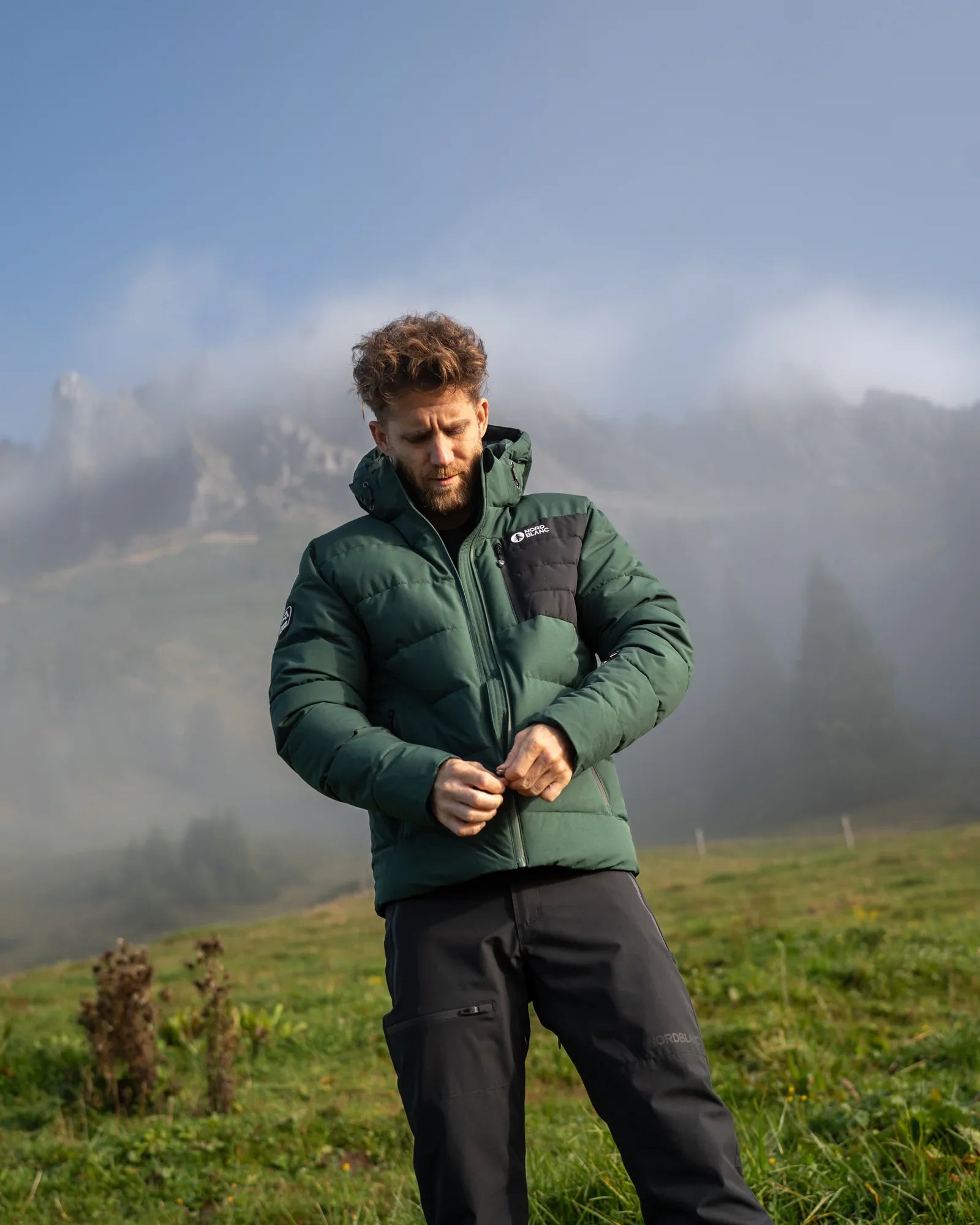 Wasserdichte Winterjacke Herren - BRAMBLE grün-3